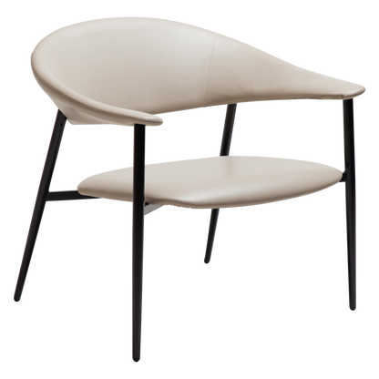 [var:Bezug=Kaschmir Kunstleder mit schwarzen Beinen] ROVER Loungesessel