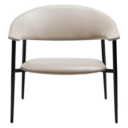 [var:Bezug=Kaschmir Kunstleder mit schwarzen Beinen] ROVER Loungesessel