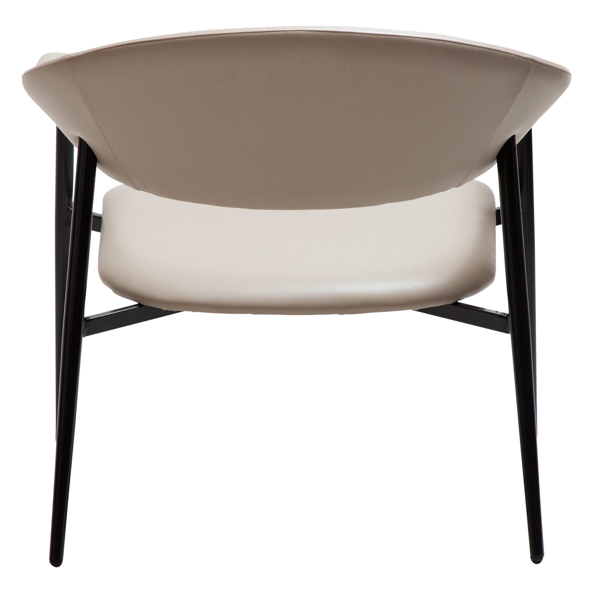 [var:Bezug=Kaschmir Kunstleder mit schwarzen Beinen] ROVER Loungesessel