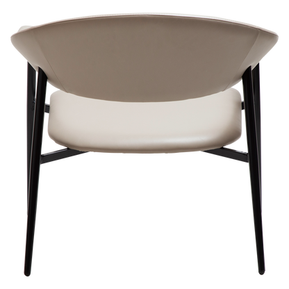 [var:Bezug=Kaschmir Kunstleder mit schwarzen Beinen] ROVER Loungesessel