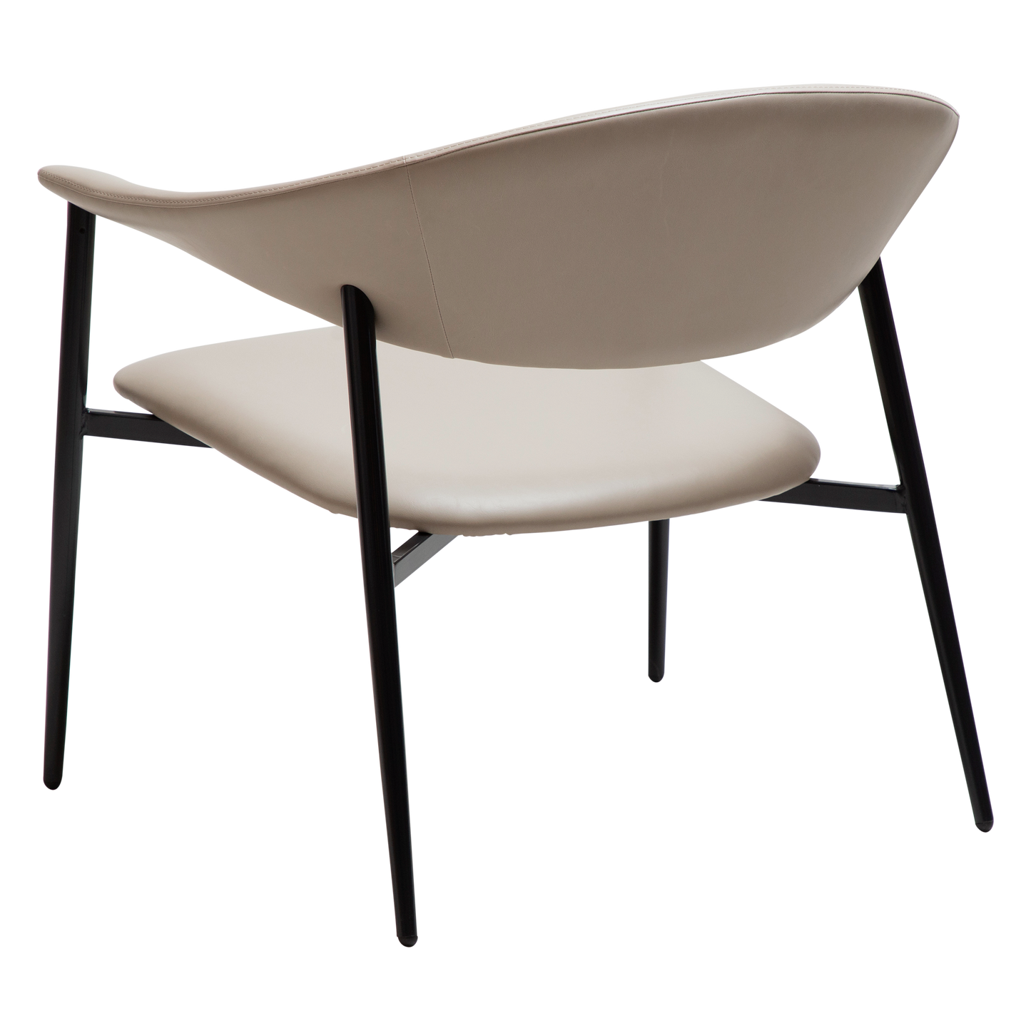 [var:Bezug=Kaschmir Kunstleder mit schwarzen Beinen] ROVER Loungesessel