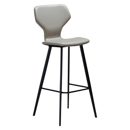 [var:Bezug=Kaschmir Kunstleder mit schwarzen Beinen] S.I.T Barhocker