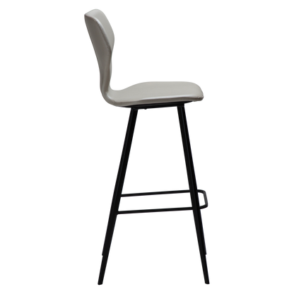 [var:Bezug=Kaschmir Kunstleder mit schwarzen Beinen] S.I.T Barhocker