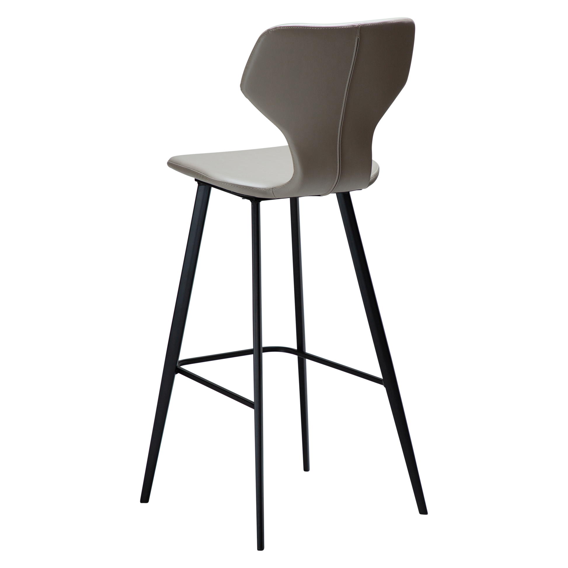[var:Bezug=Kaschmir Kunstleder mit schwarzen Beinen] S.I.T Barhocker
