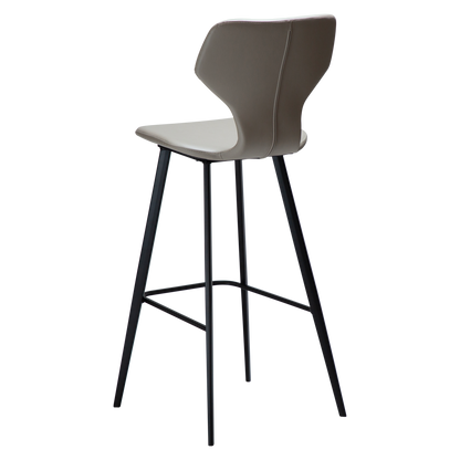 [var:Bezug=Kaschmir Kunstleder mit schwarzen Beinen] S.I.T Barhocker