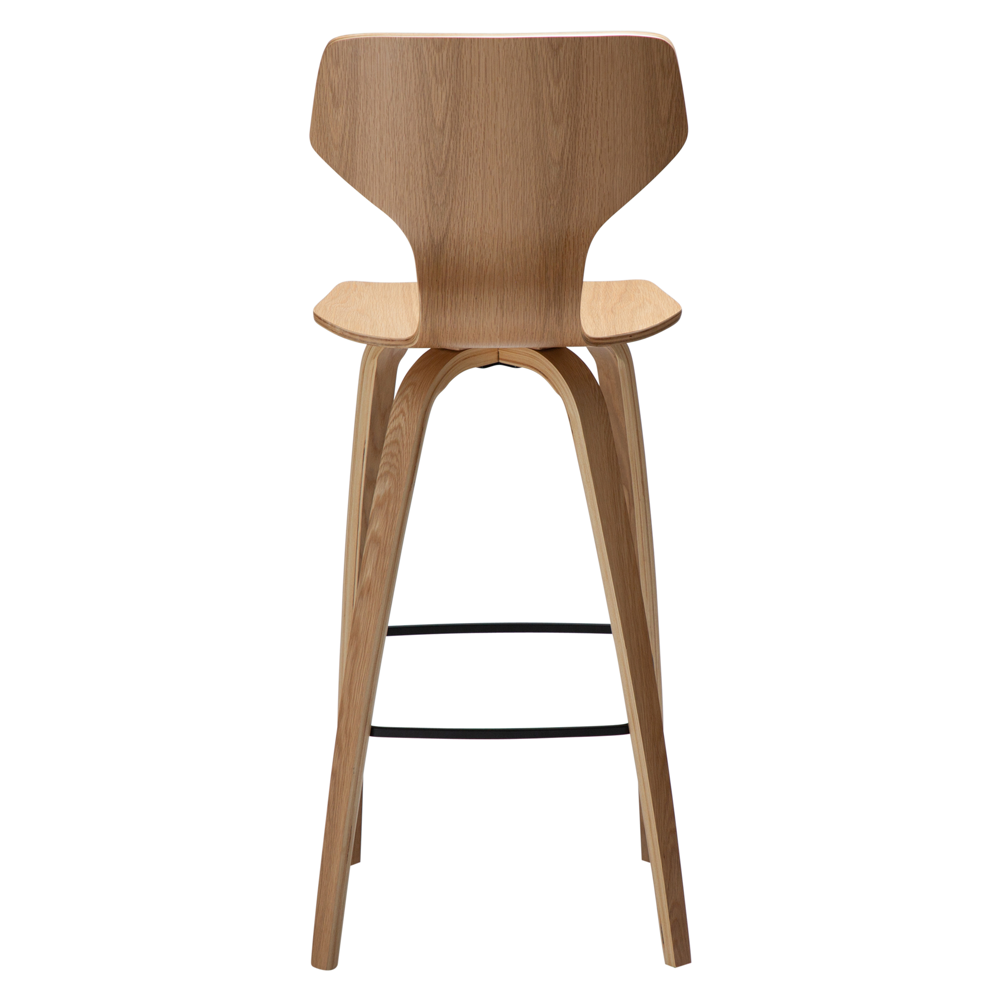[var:Bezug=Eichenfurnier mit Eichenfurnierbeinen] S.I.T Barhocker