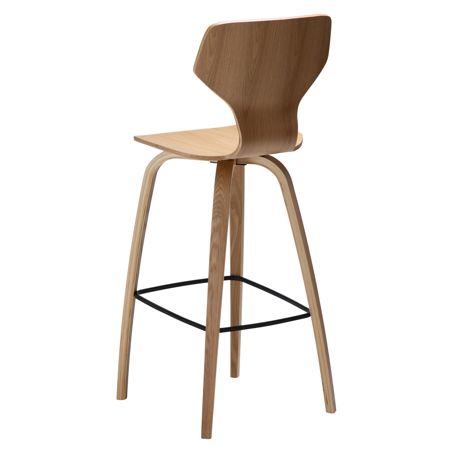 [var:Bezug=Eichenfurnier mit Eichenfurnierbeinen] S.I.T Barhocker