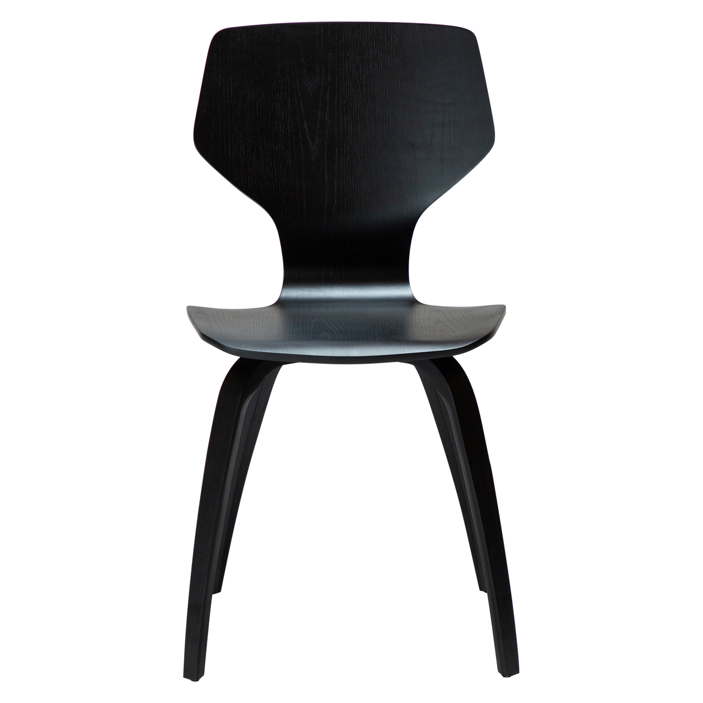 [var:Bezug=Schwarz gebeizte Eiche mit schwarz gebeizten Eichenbeinen] S.I.T Stuhl