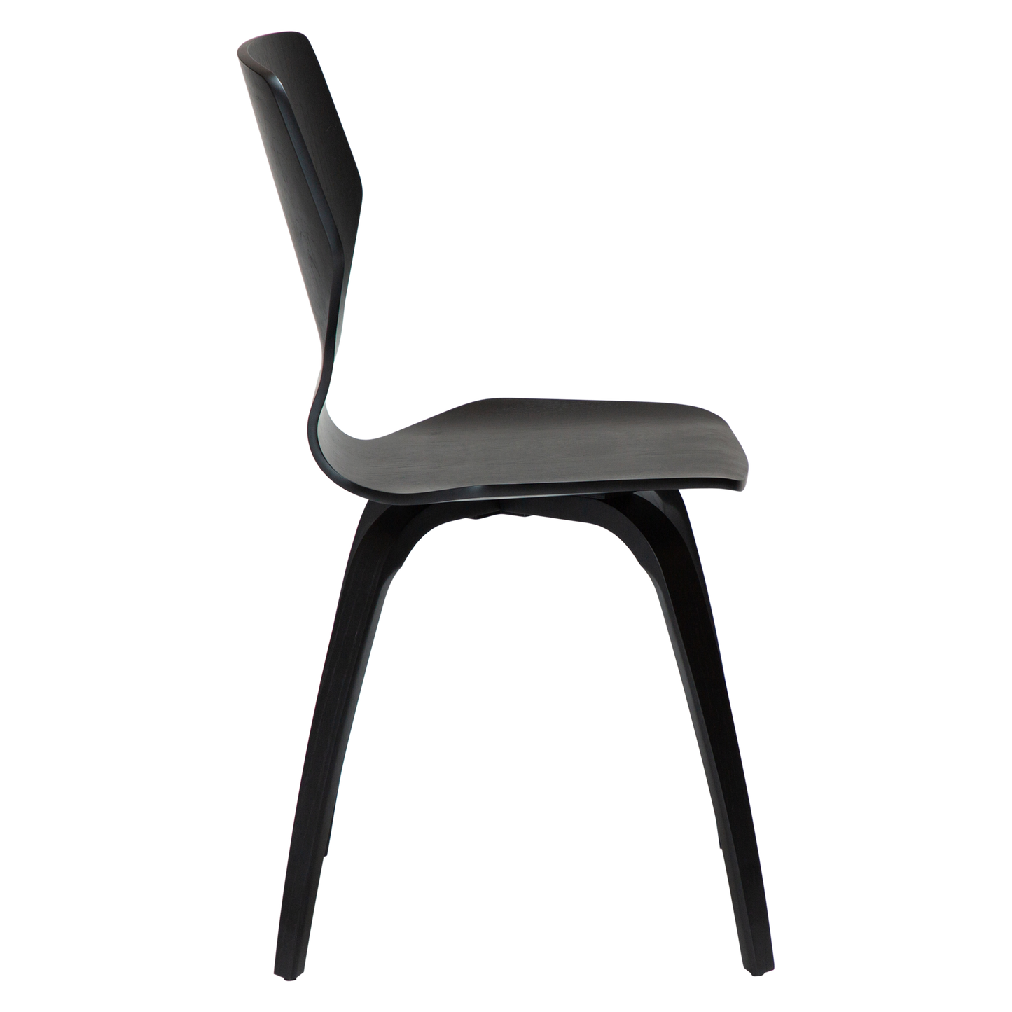 [var:Bezug=Schwarz gebeizte Eiche mit schwarz gebeizten Eichenbeinen] S.I.T Stuhl