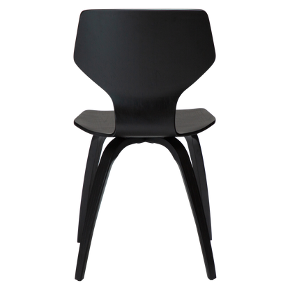 [var:Bezug=Schwarz gebeizte Eiche mit schwarz gebeizten Eichenbeinen] S.I.T Stuhl