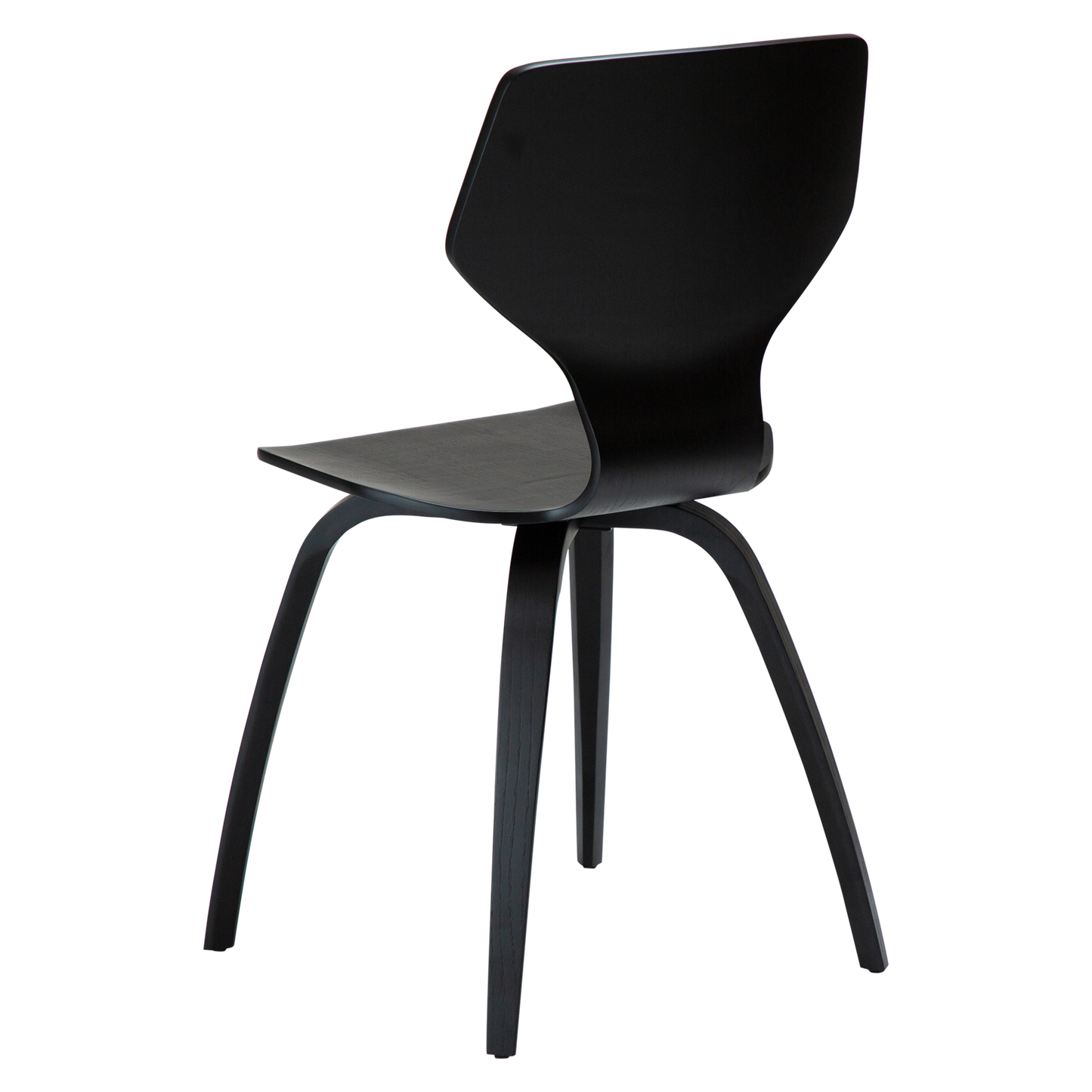 [var:Bezug=Schwarz gebeizte Eiche mit schwarz gebeizten Eichenbeinen] S.I.T Stuhl