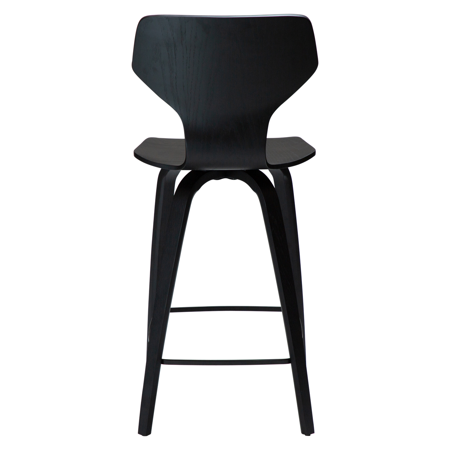 [var:Bezug=Schwarz gebeizte Eiche mit schwarz gebeizten Eichenbeinen] S.I.T Barhocker