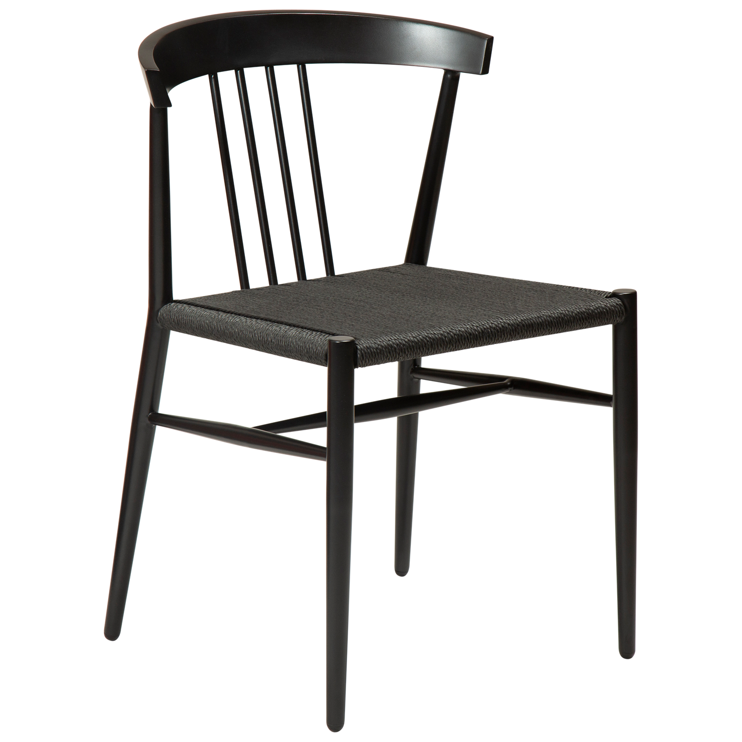 [var:Bezug=Schwarzes Papierseil mit schwarzen Beinen] SAVA Stuhl