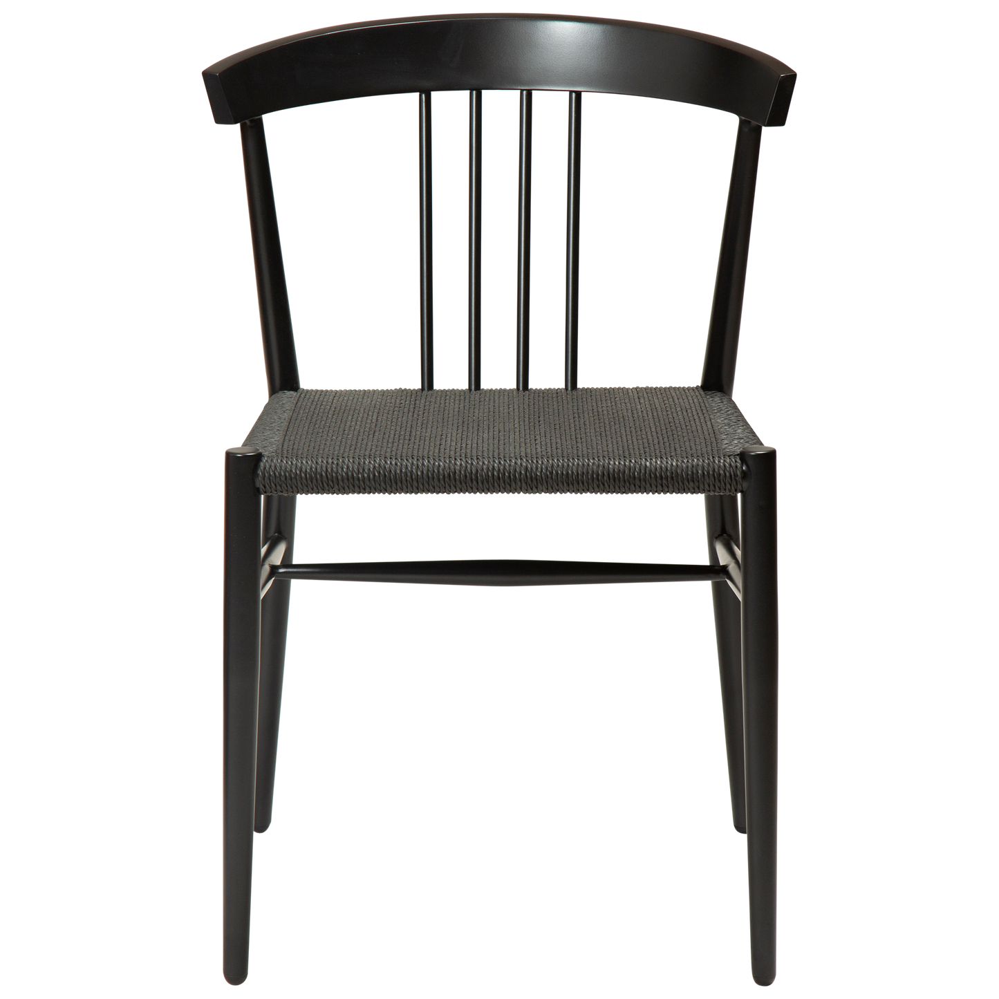 [var:Bezug=Schwarzes Papierseil mit schwarzen Beinen] SAVA Stuhl