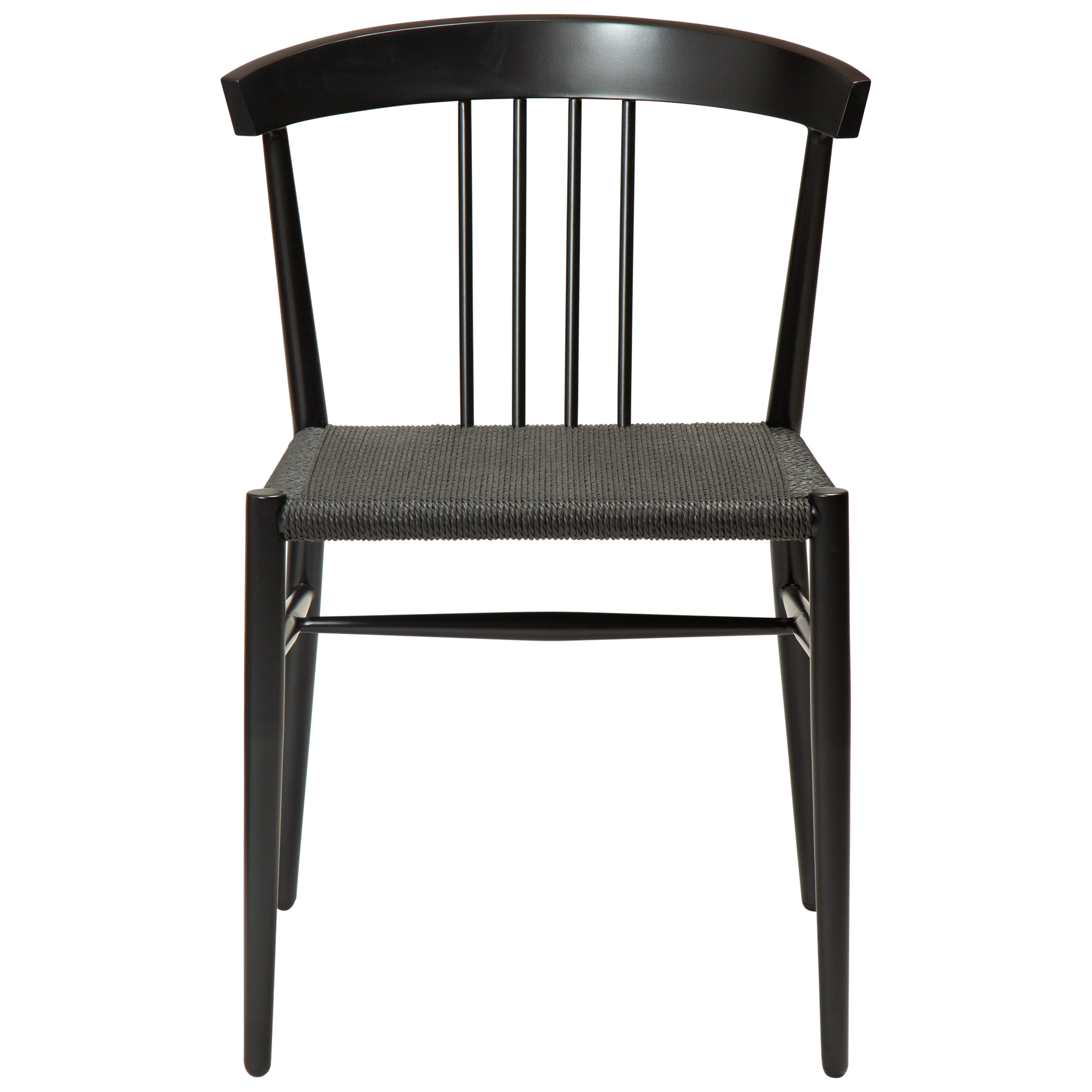 [var:Bezug=Schwarzes Papierseil mit schwarzen Beinen] SAVA Stuhl