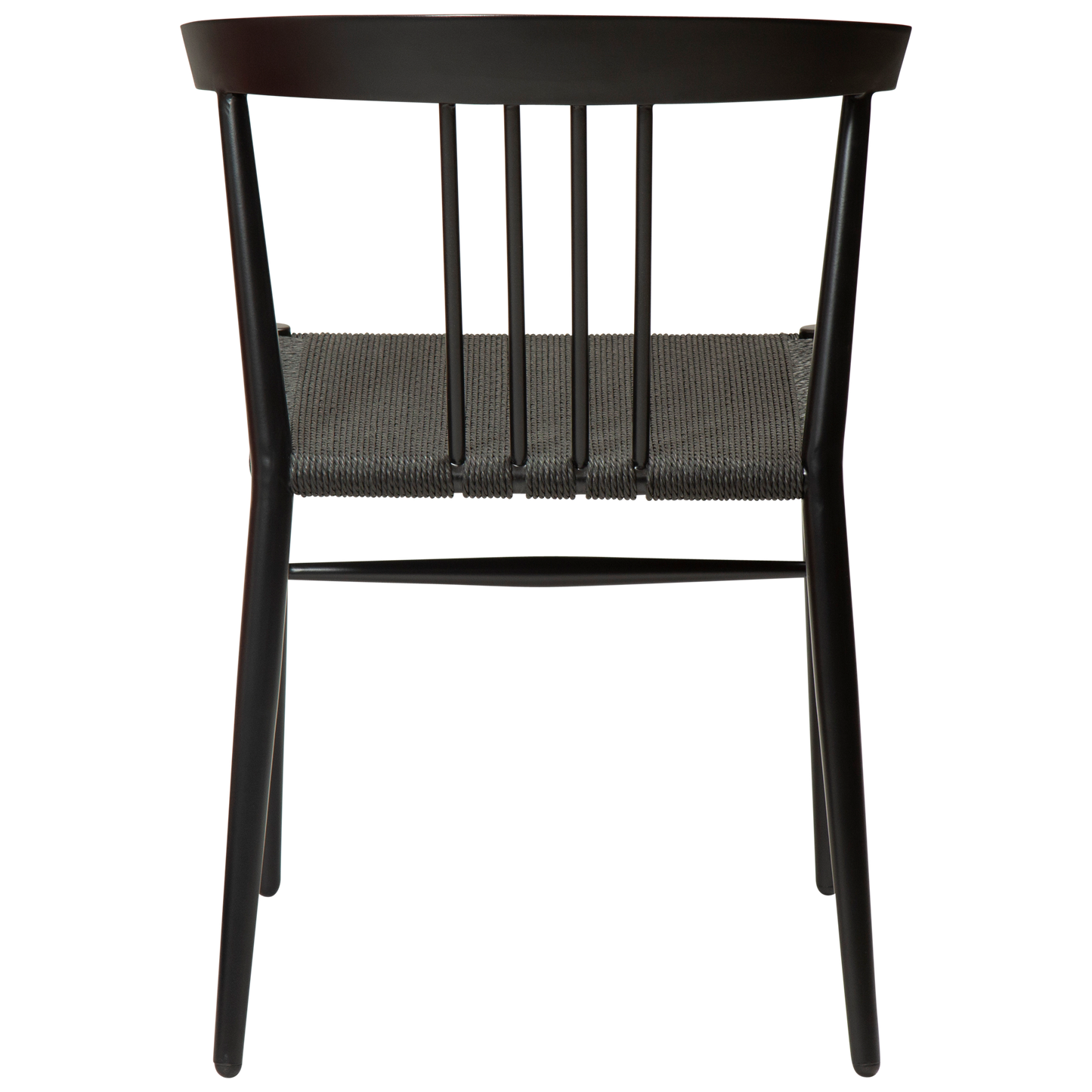 [var:Bezug=Schwarzes Papierseil mit schwarzen Beinen] SAVA Stuhl