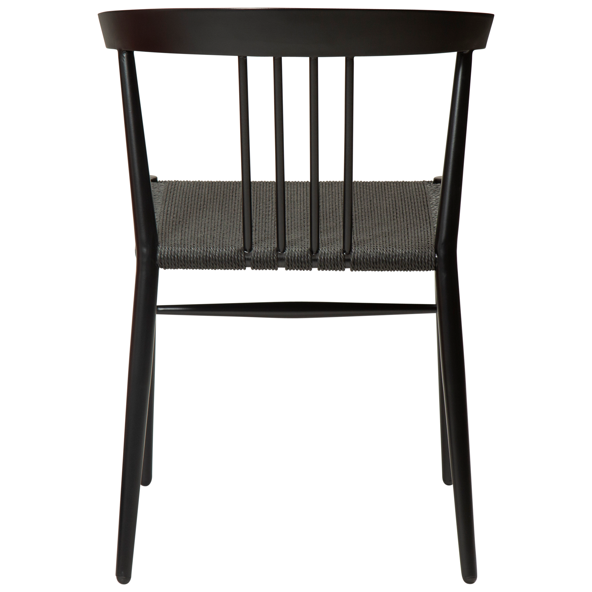 [var:Bezug=Schwarzes Papierseil mit schwarzen Beinen] SAVA Stuhl