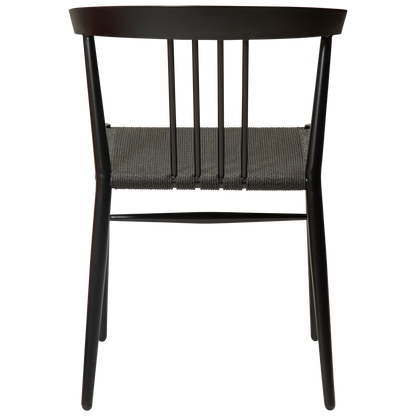 [var:Bezug=Schwarzes Papierseil mit schwarzen Beinen] SAVA Stuhl