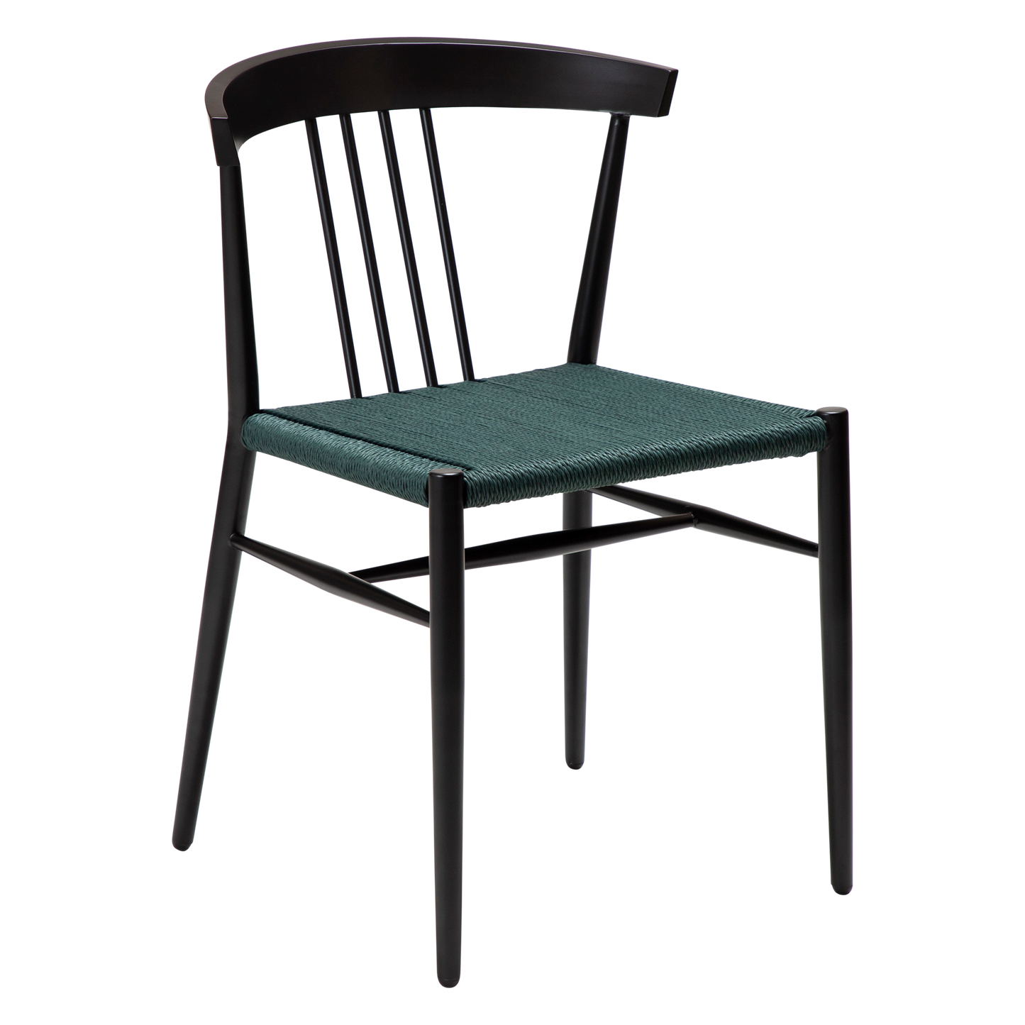 [var:Bezug=Grünes Giebel-Papierseil mit schwarzen Beinen] SAVA Stuhl