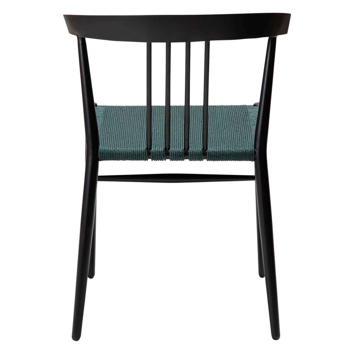 [var:Bezug=Grünes Giebel-Papierseil mit schwarzen Beinen] SAVA Stuhl