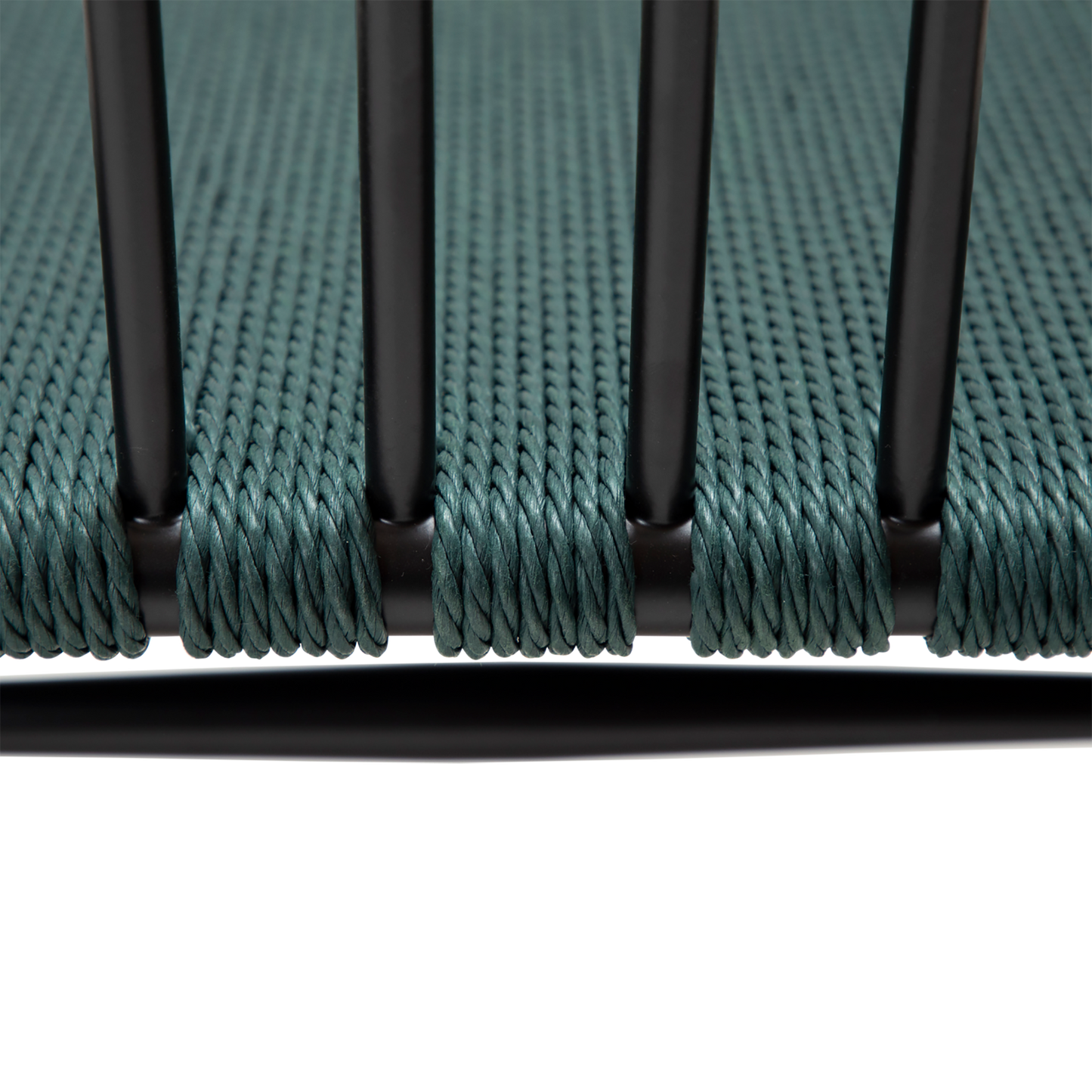 [var:Bezug=Grünes Giebel-Papierseil mit schwarzen Beinen] SAVA Stuhl