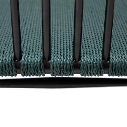 [var:Bezug=Grünes Giebel-Papierseil mit schwarzen Beinen] SAVA Stuhl