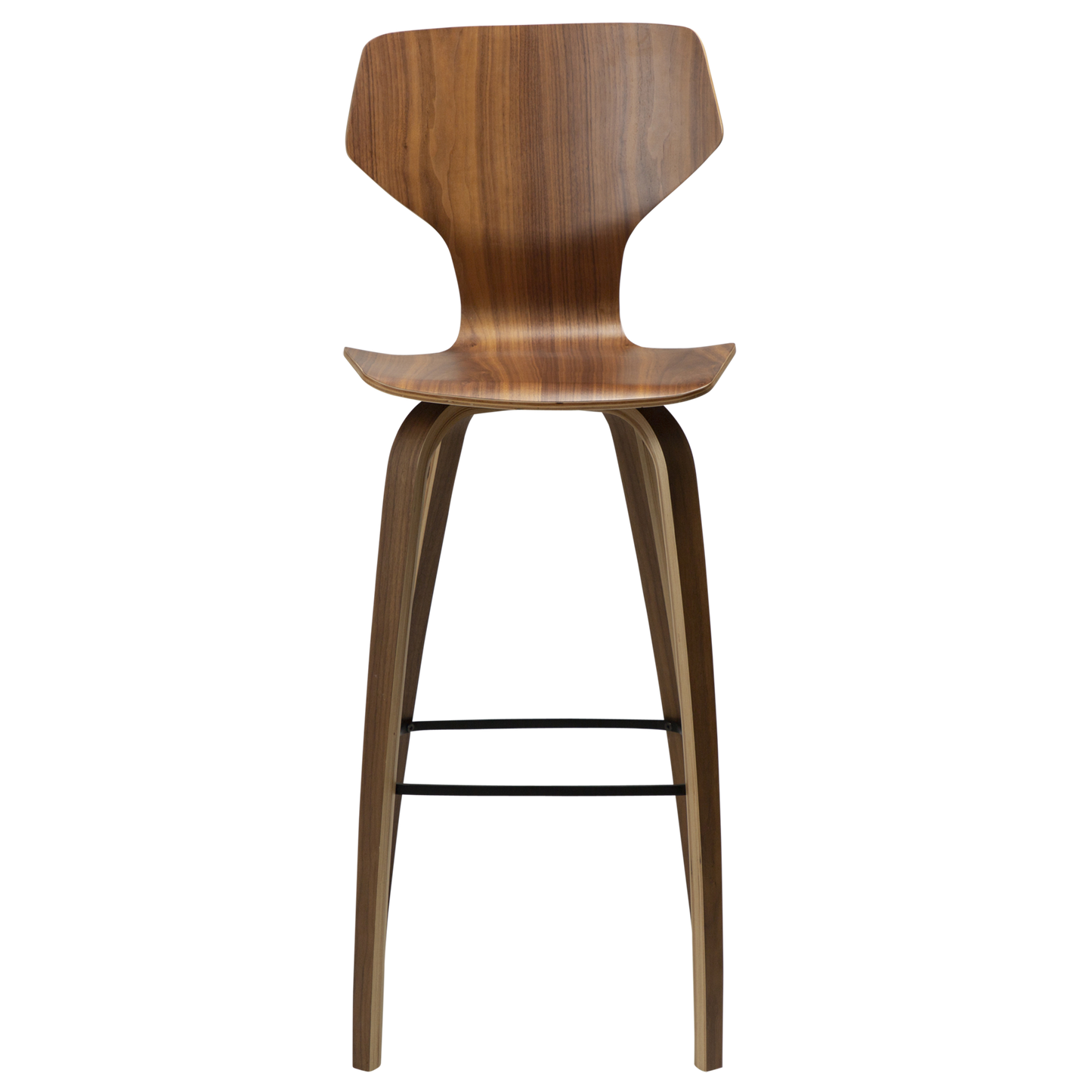 [var:Bezug=Walnussfurnier mit Walnussfurnierbeinen] S.I.T Barhocker