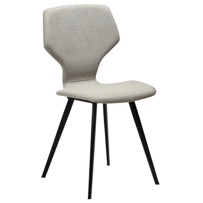 [var:Bezug=Kaschmir Bouclé-Gewebe mit schwarzen Beinen] S.I.T Stuhl