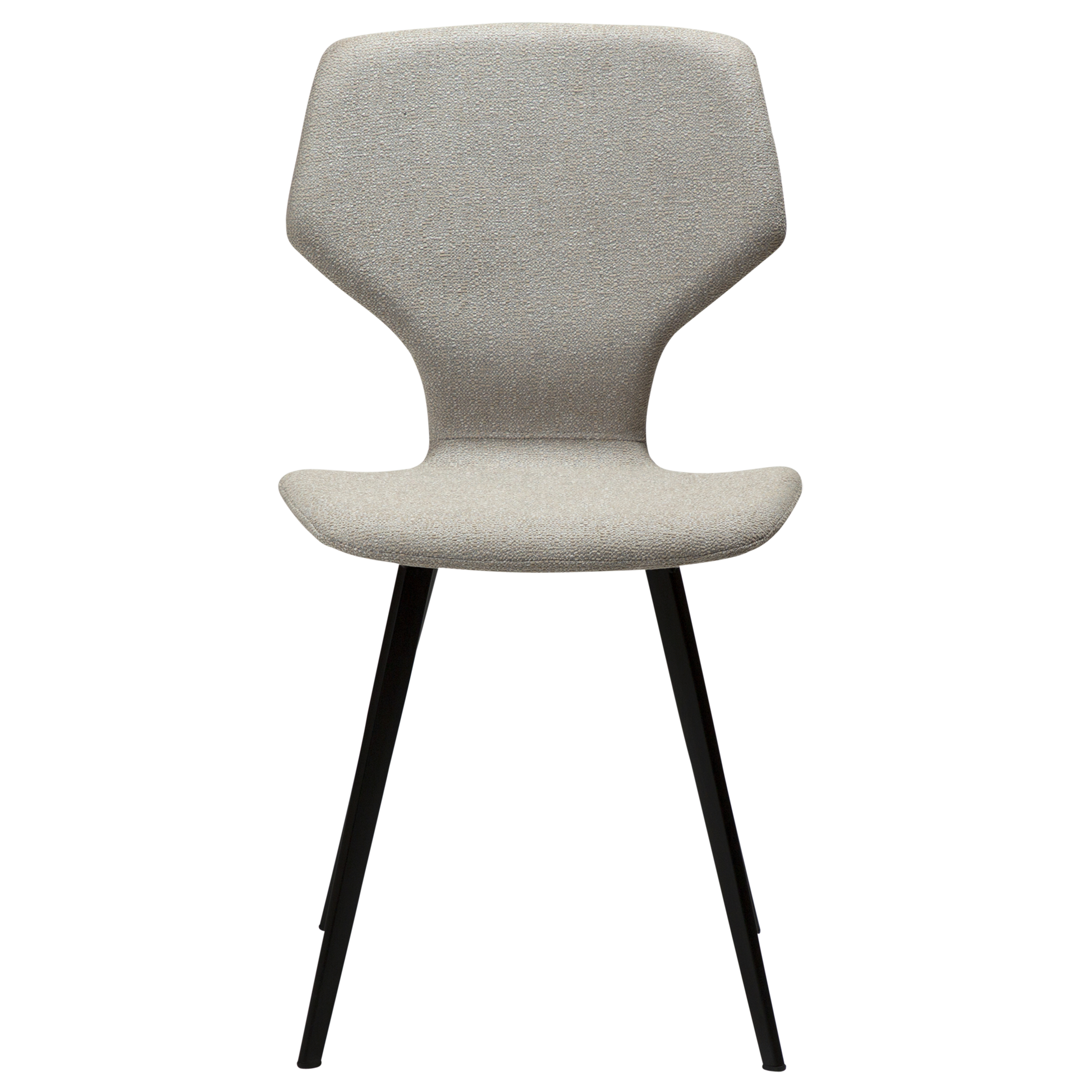 [var:Bezug=Kaschmir Bouclé-Gewebe mit schwarzen Beinen] S.I.T Stuhl