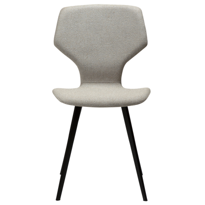 [var:Bezug=Kaschmir Bouclé-Gewebe mit schwarzen Beinen] S.I.T Stuhl