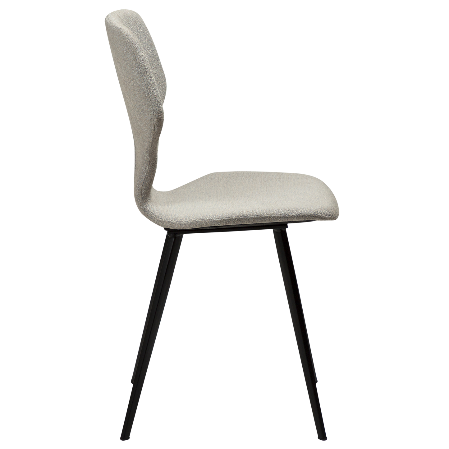 [var:Bezug=Kaschmir Bouclé-Gewebe mit schwarzen Beinen] S.I.T Stuhl