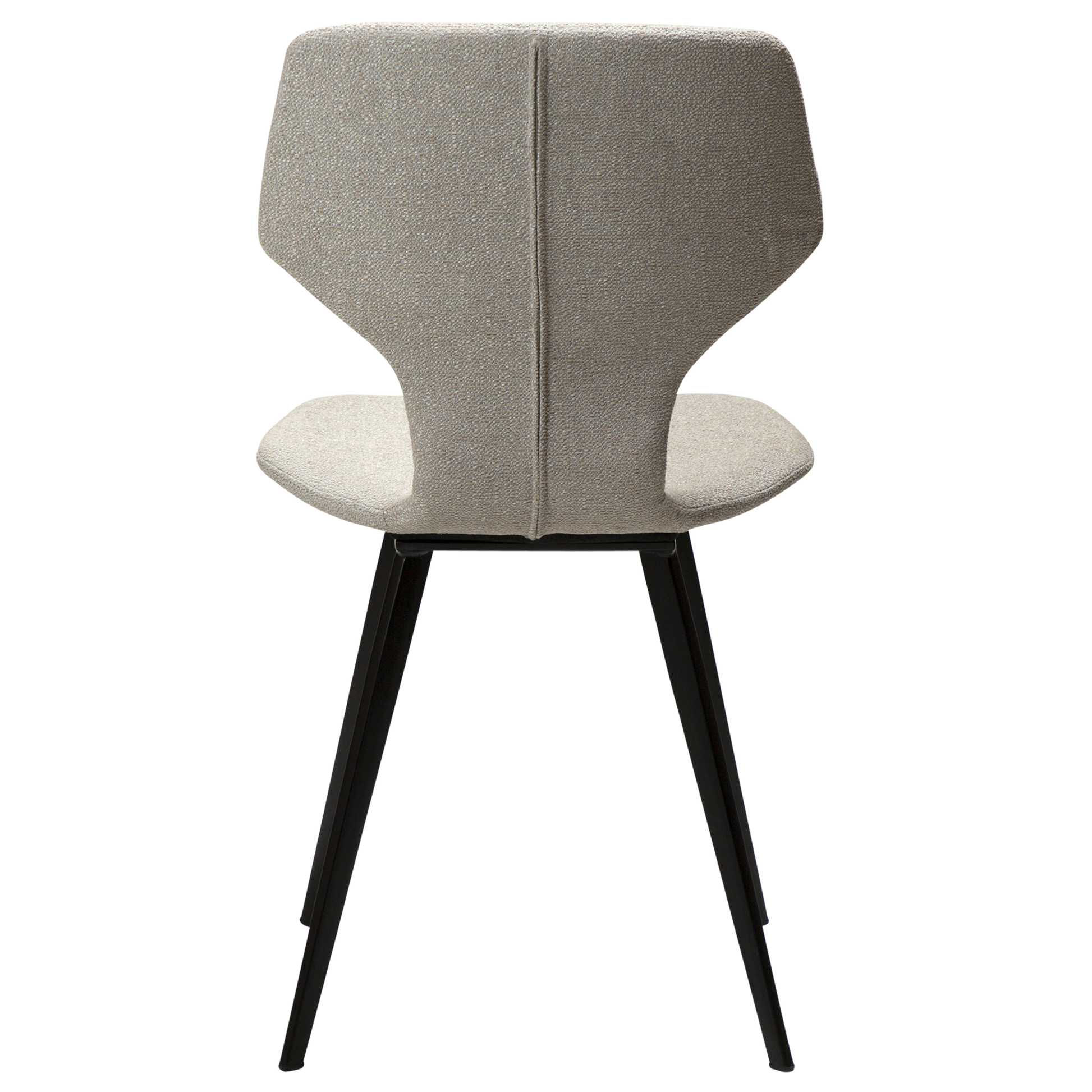 [var:Bezug=Kaschmir Bouclé-Gewebe mit schwarzen Beinen] S.I.T Stuhl