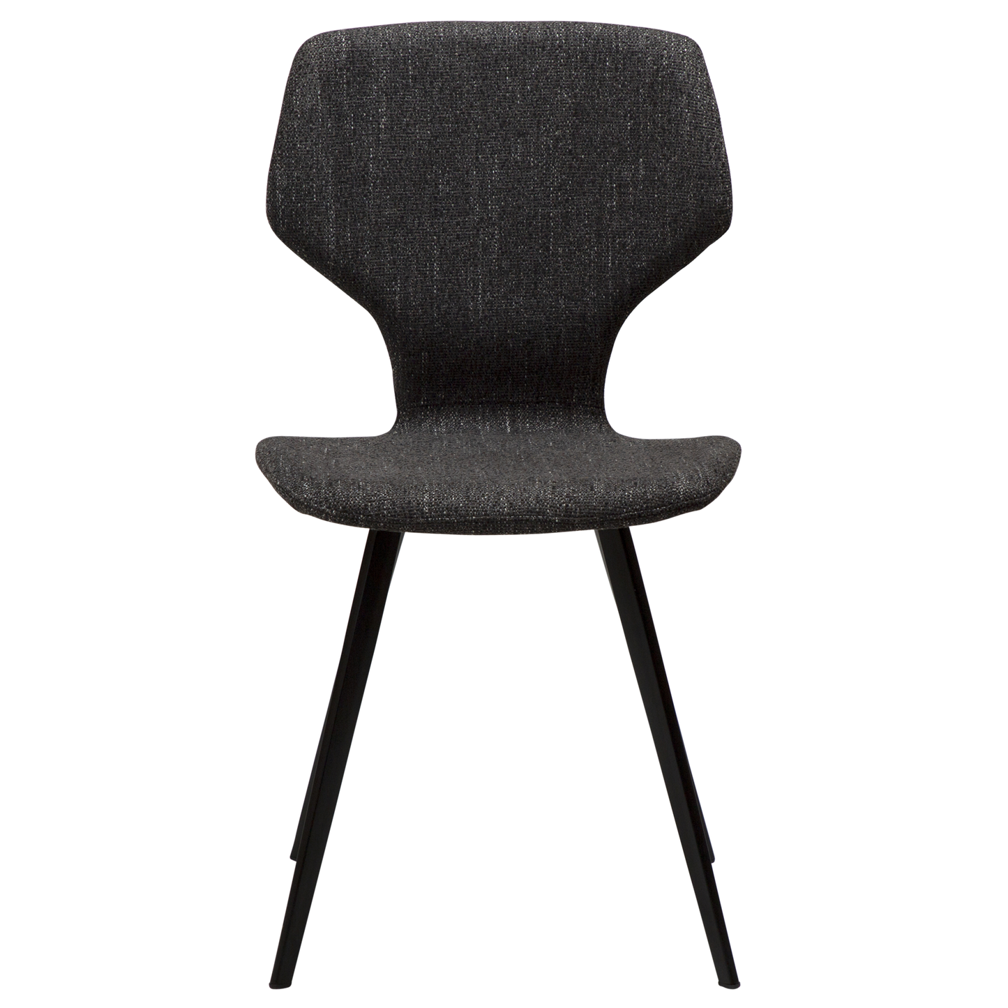 [var:Bezug=Raben schwarzes Bouclé-Gewebe mit schwarzen Beinen] S.I.T Stuhl