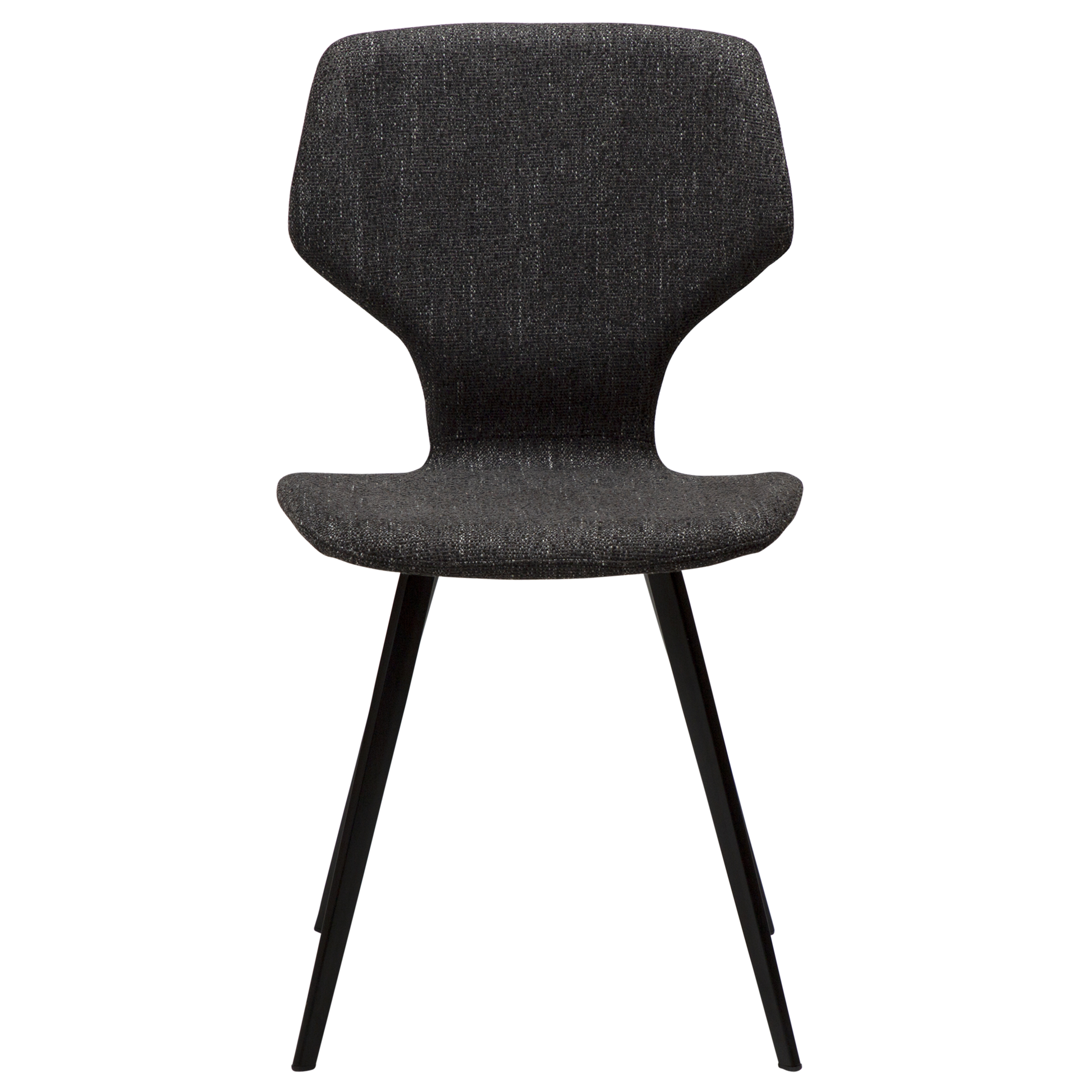 [var:Bezug=Raben schwarzes Bouclé-Gewebe mit schwarzen Beinen] S.I.T Stuhl