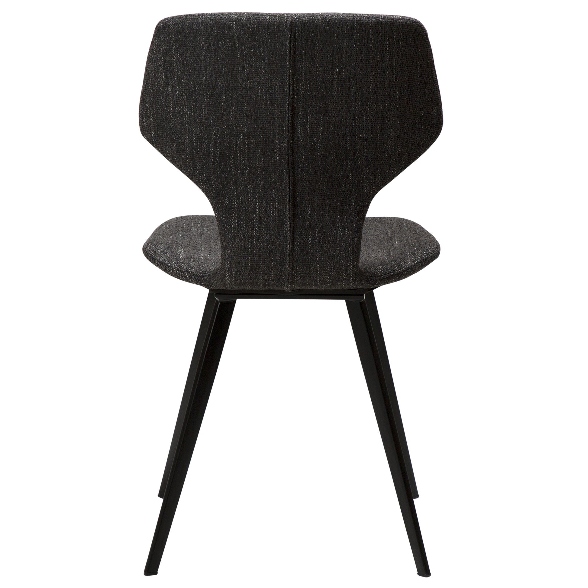 [var:Bezug=Raben schwarzes Bouclé-Gewebe mit schwarzen Beinen] S.I.T Stuhl