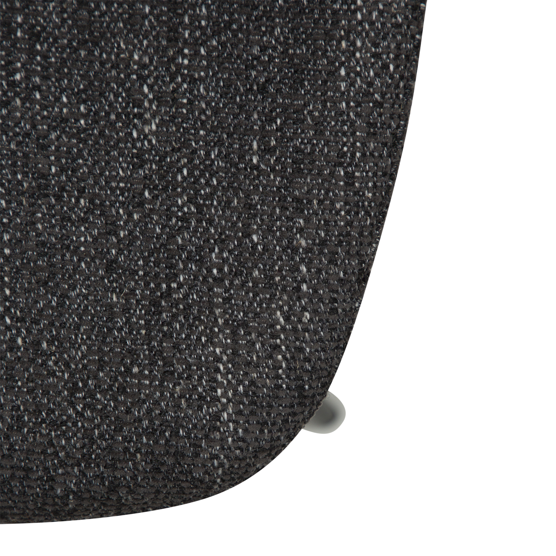 [var:Bezug=Raben schwarzes Bouclé-Gewebe mit schwarzen Beinen] S.I.T Stuhl