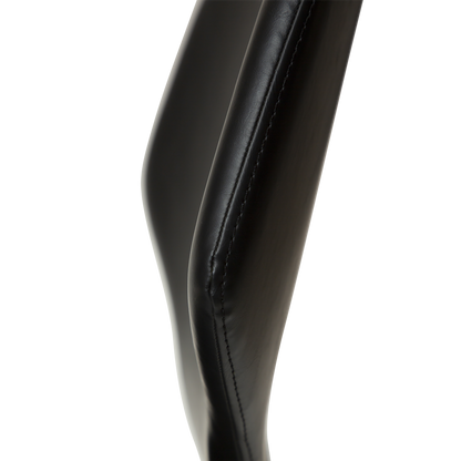 [var:Bezug=Vintage schwarzes Kunstleder mit schwarzen Beinen] S.I.T Stuhl