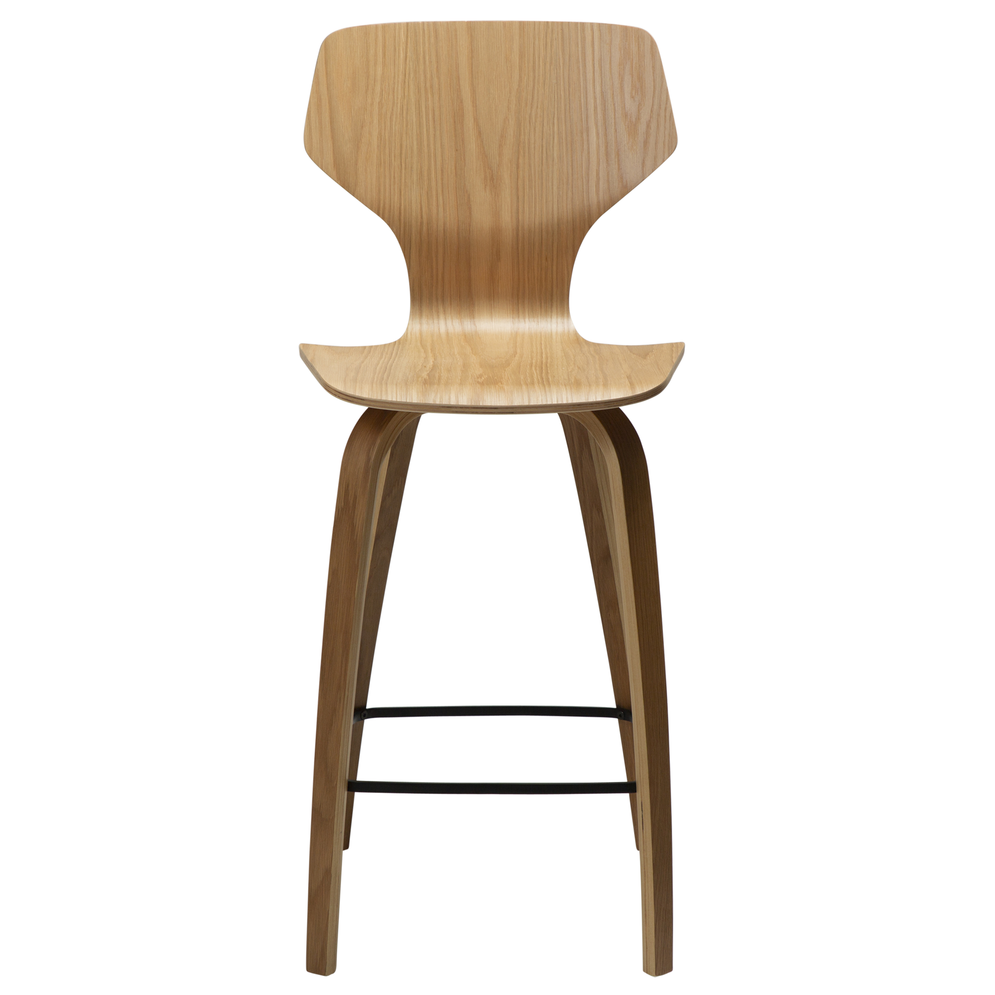 [var:Bezug=Eichenfurnier mit Eichenfurnierbeinen] S.I.T Barhocker