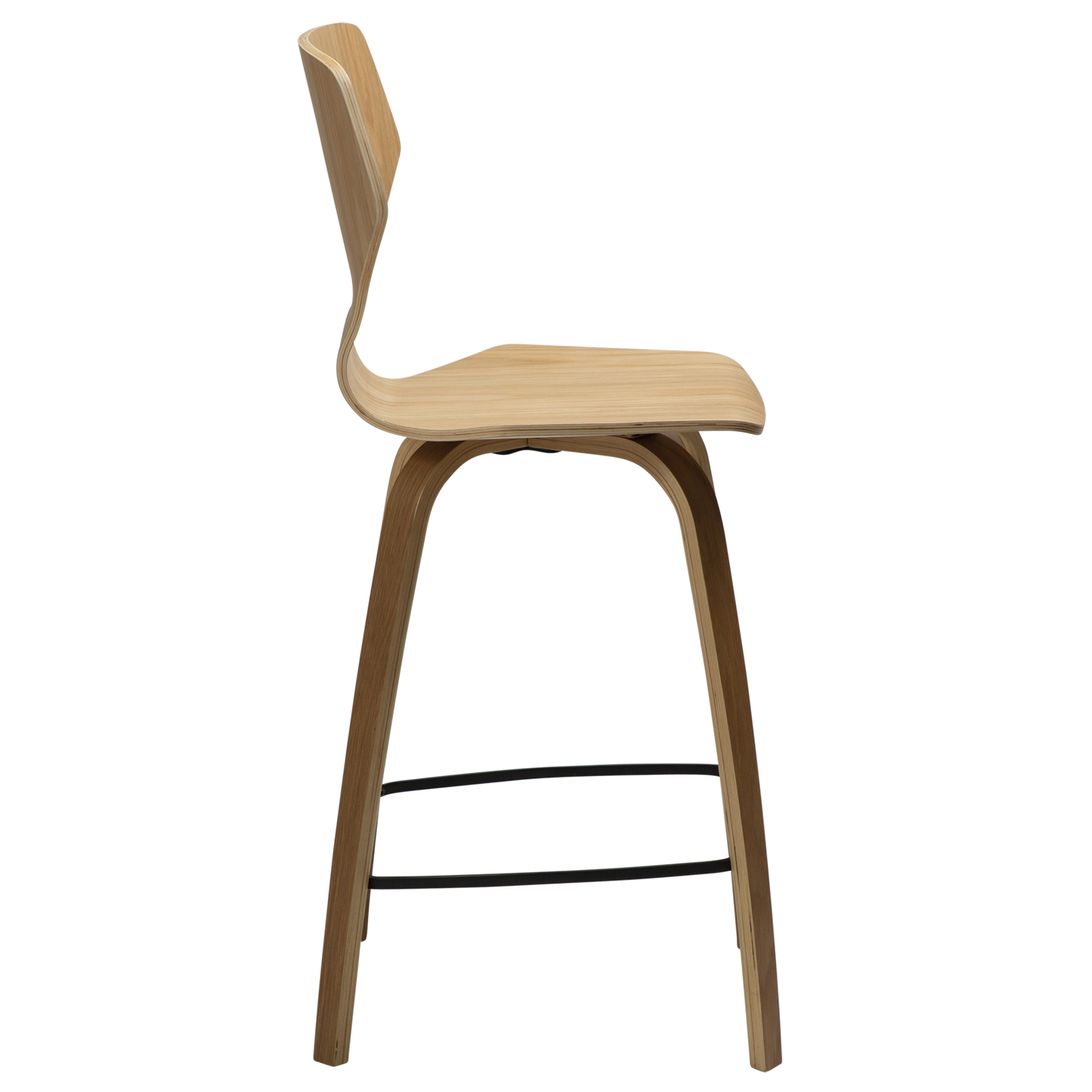 [var:Bezug=Eichenfurnier mit Eichenfurnierbeinen] S.I.T Barhocker