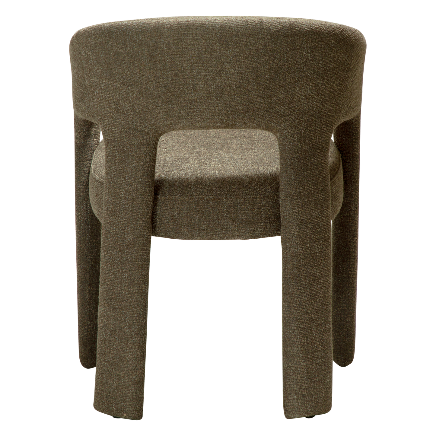 [var:Bezug=Dunkelolivfarbenes Bouclé-Gewebe] SPLENDOR Sessel