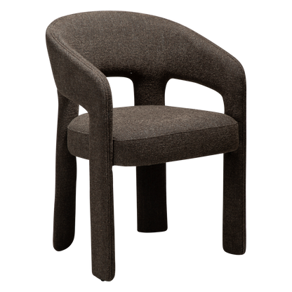 [var:Bezug=Helles braunes Bouclé-Gewebe] SPLENDOR Sessel