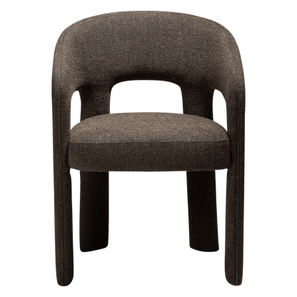 [var:Bezug=Helles braunes Bouclé-Gewebe] SPLENDOR Sessel