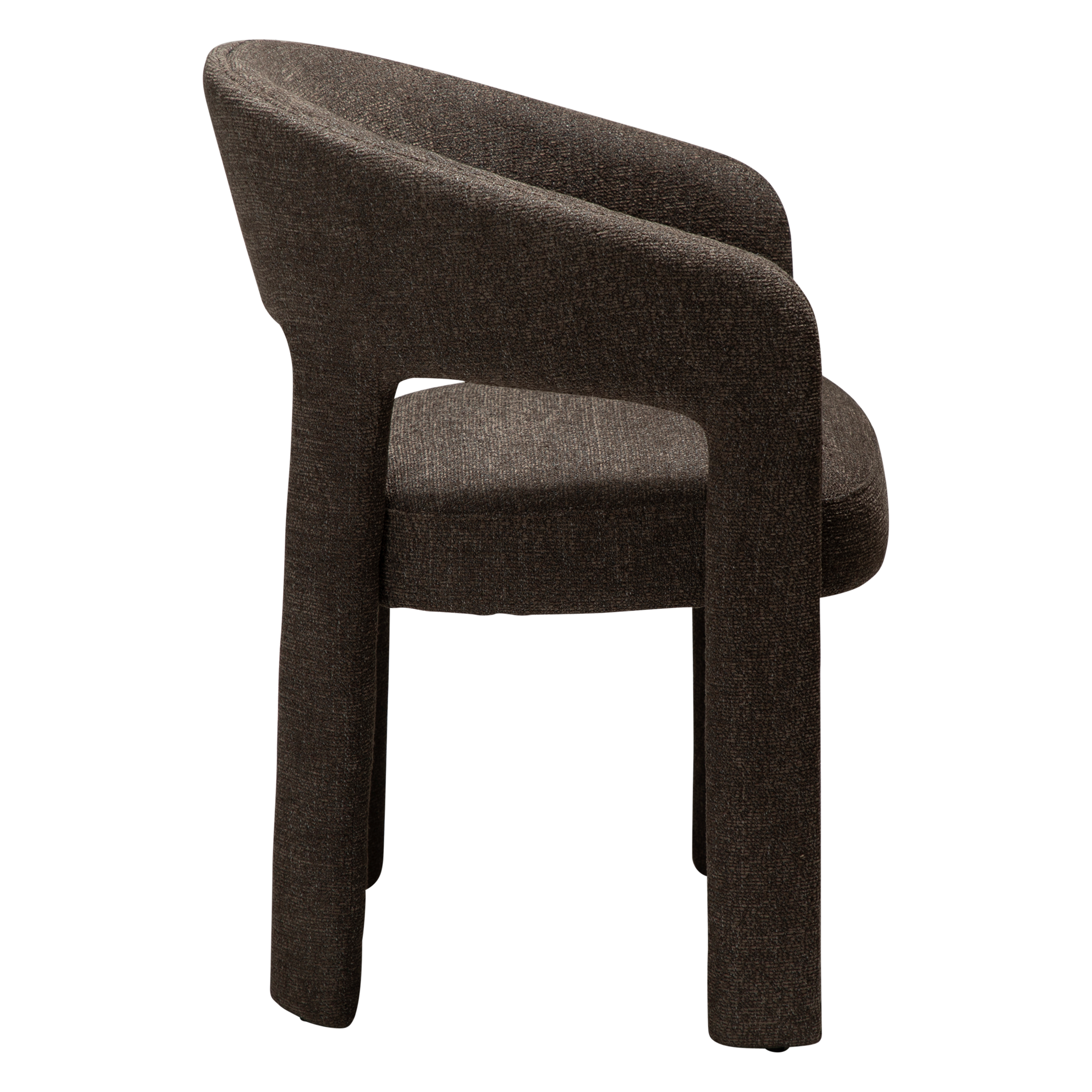 [var:Bezug=Helles braunes Bouclé-Gewebe] SPLENDOR Sessel