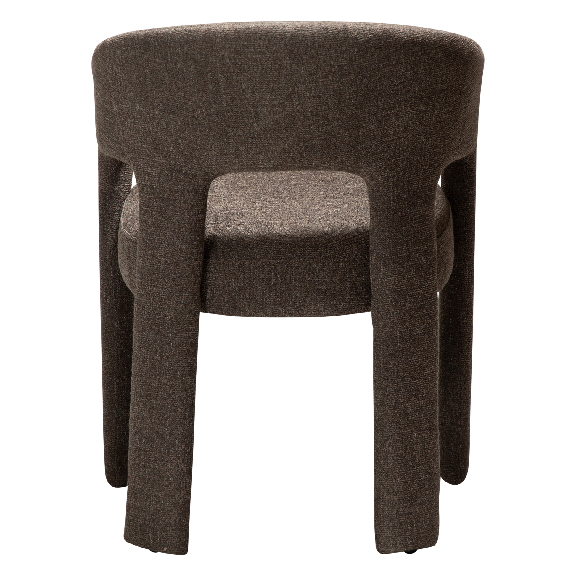 [var:Bezug=Helles braunes Bouclé-Gewebe] SPLENDOR Sessel