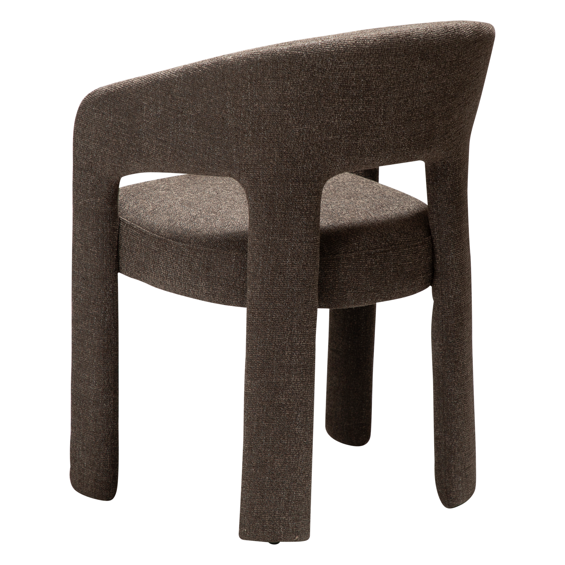 [var:Bezug=Helles braunes Bouclé-Gewebe] SPLENDOR Sessel