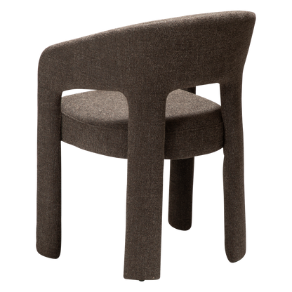 [var:Bezug=Helles braunes Bouclé-Gewebe] SPLENDOR Sessel