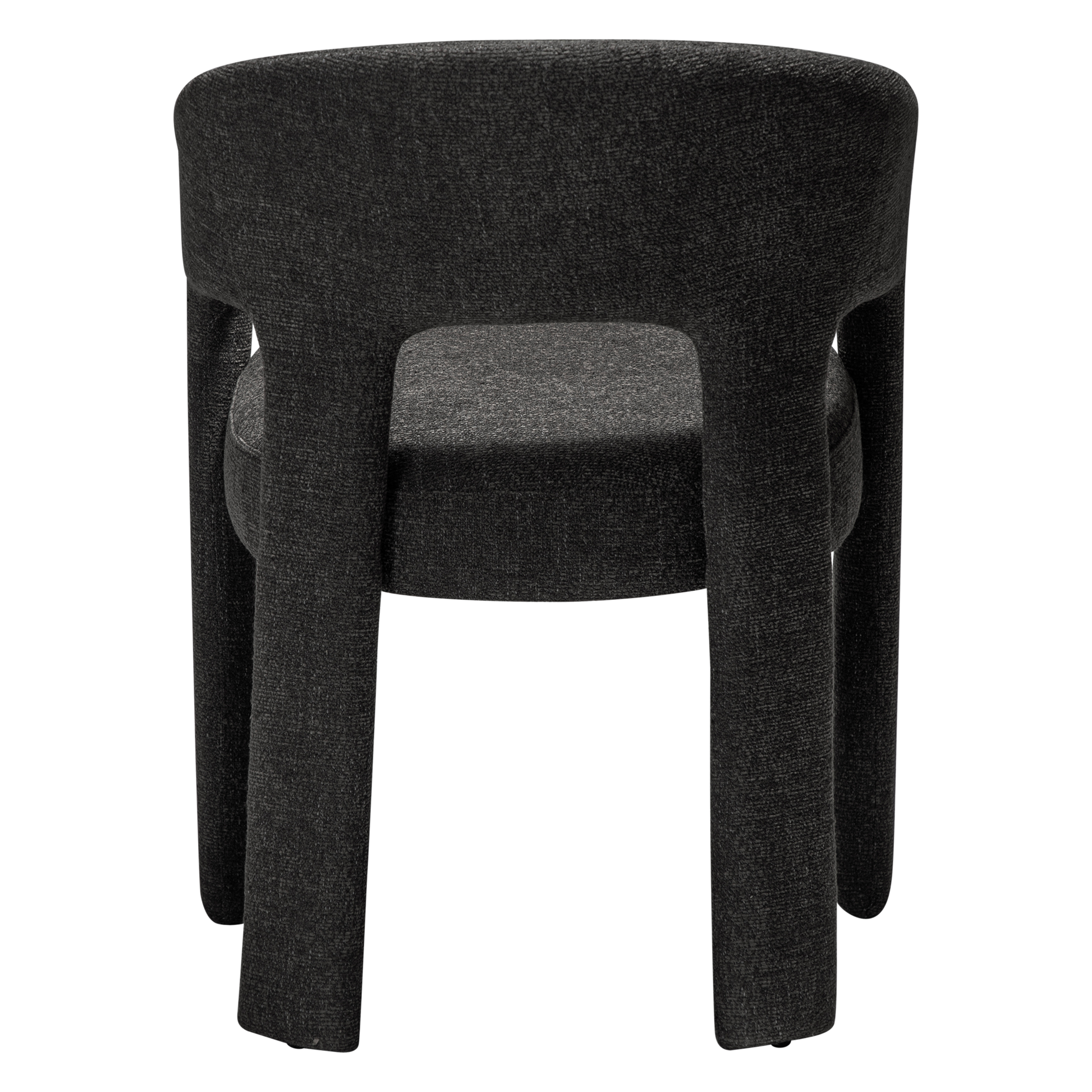 [var:Bezug=Raben-schwarzes Bouclé-Gewebe] SPLENDOR Sessel