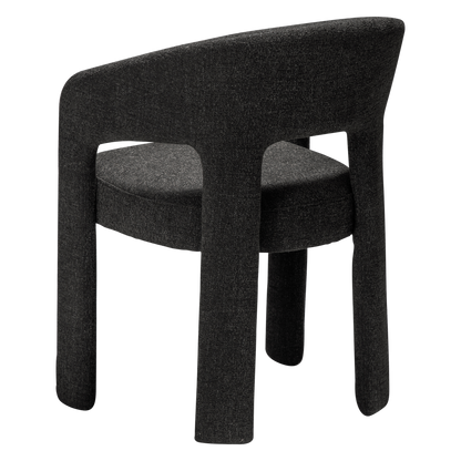 [var:Bezug=Raben-schwarzes Bouclé-Gewebe] SPLENDOR Sessel