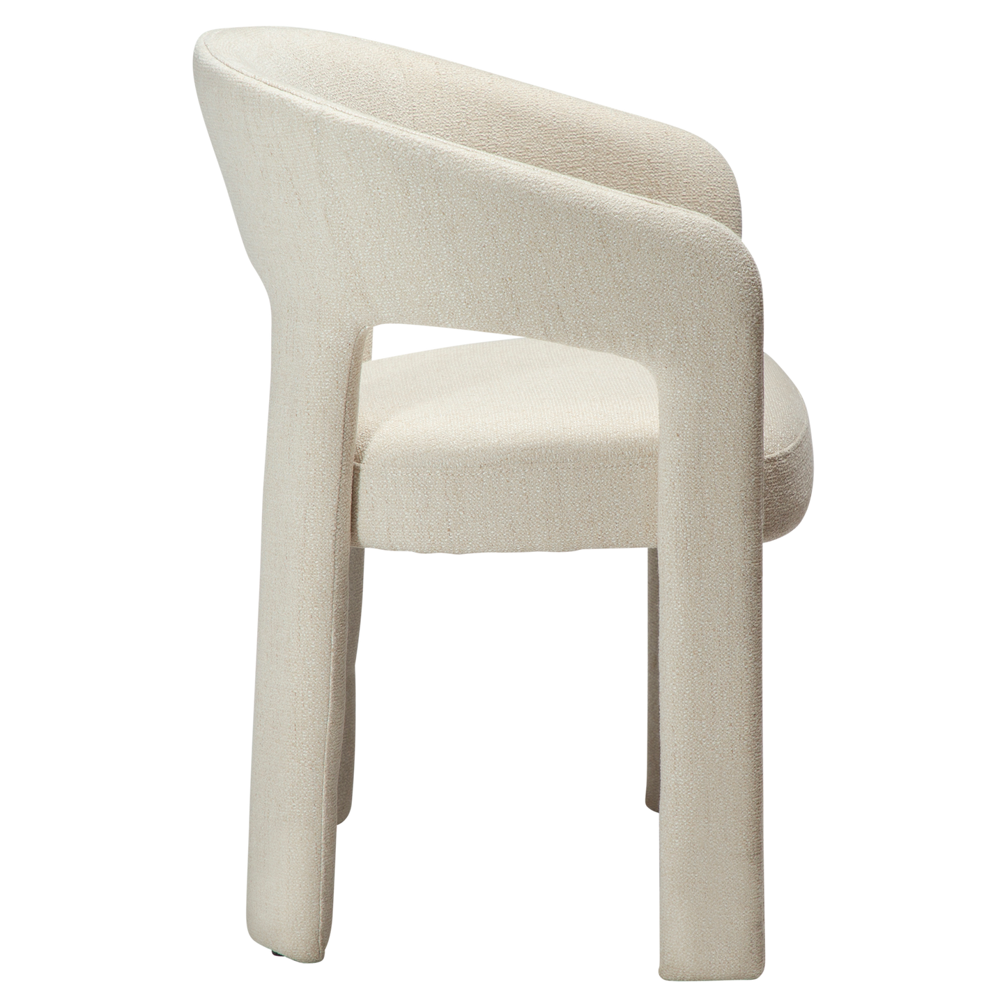 [var:Bezug=Einfaches beiges Bouclé-Gewebe] SPLENDOR Sessel