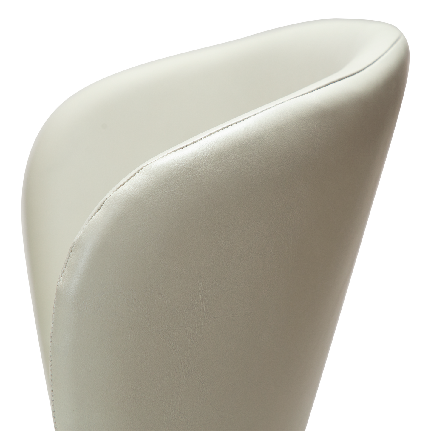 [var:Bezug=Knochenweißes Kunstleder mit schwarzen Beinen] STAY Stuhl